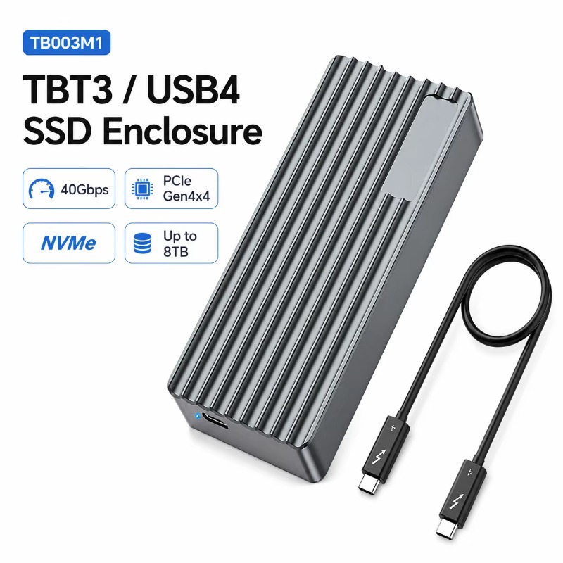 Nvme Ssd - Obudowa TBT3/USB4 M.2 NVMe SSD 40Gbps