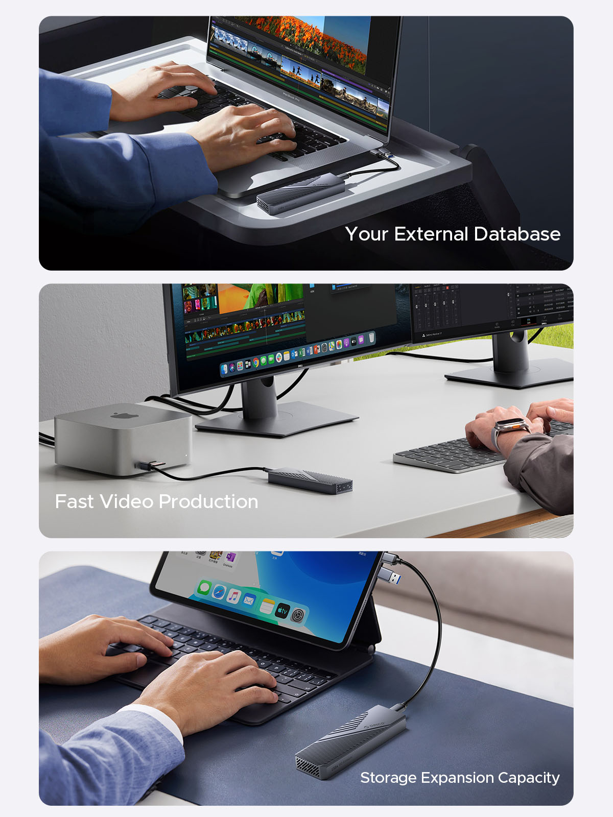 ORICO USB4 – obudowa zewnętrzn – Usb4 40Gbps External Ssd 8Tb recenzja i cena