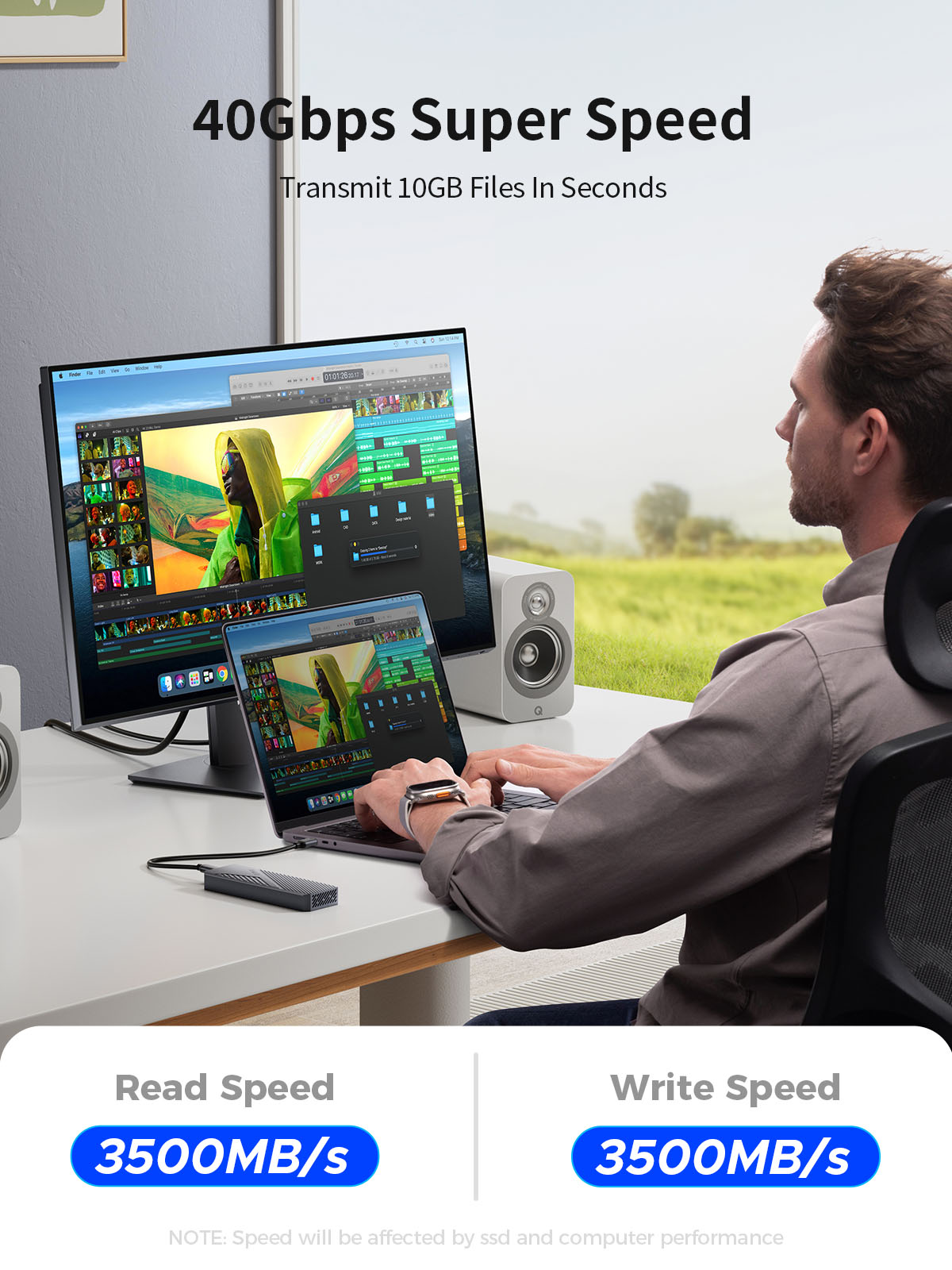 ORICO USB4 – obudowa zewnętrzn – Usb4 40Gbps External Ssd 8Tb recenzja i cena